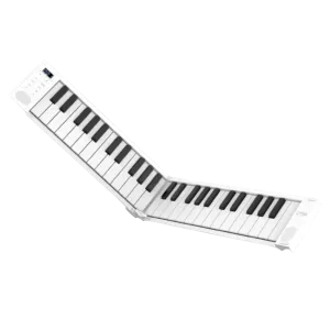 Carry-on FOLDPIANO49 49-Key Collapsible Folding Piano Keyboard, White