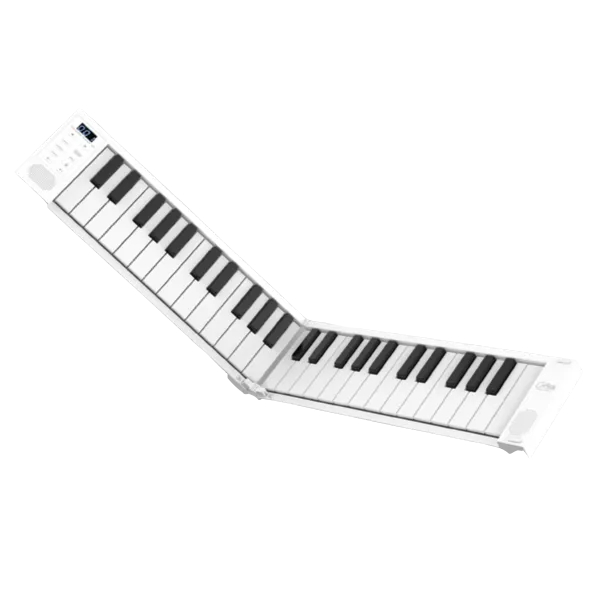 Carry-on FOLDPIANO49 49-Key Collapsible Folding Piano Keyboard, White