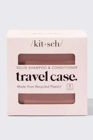 Carter Bottle-Free Solid Shampoo and Conditioner Bar Travel Case