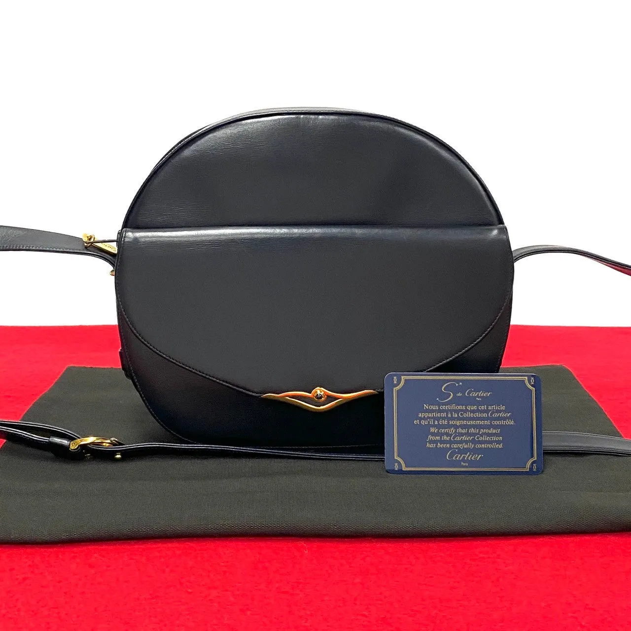 Cartier Leather Crossbody Bag Leather Crossbody Bag