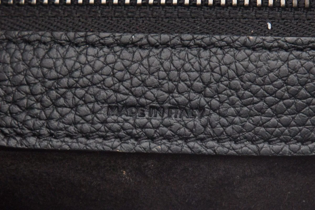 Celine Black Luggage In Calfskin Tote