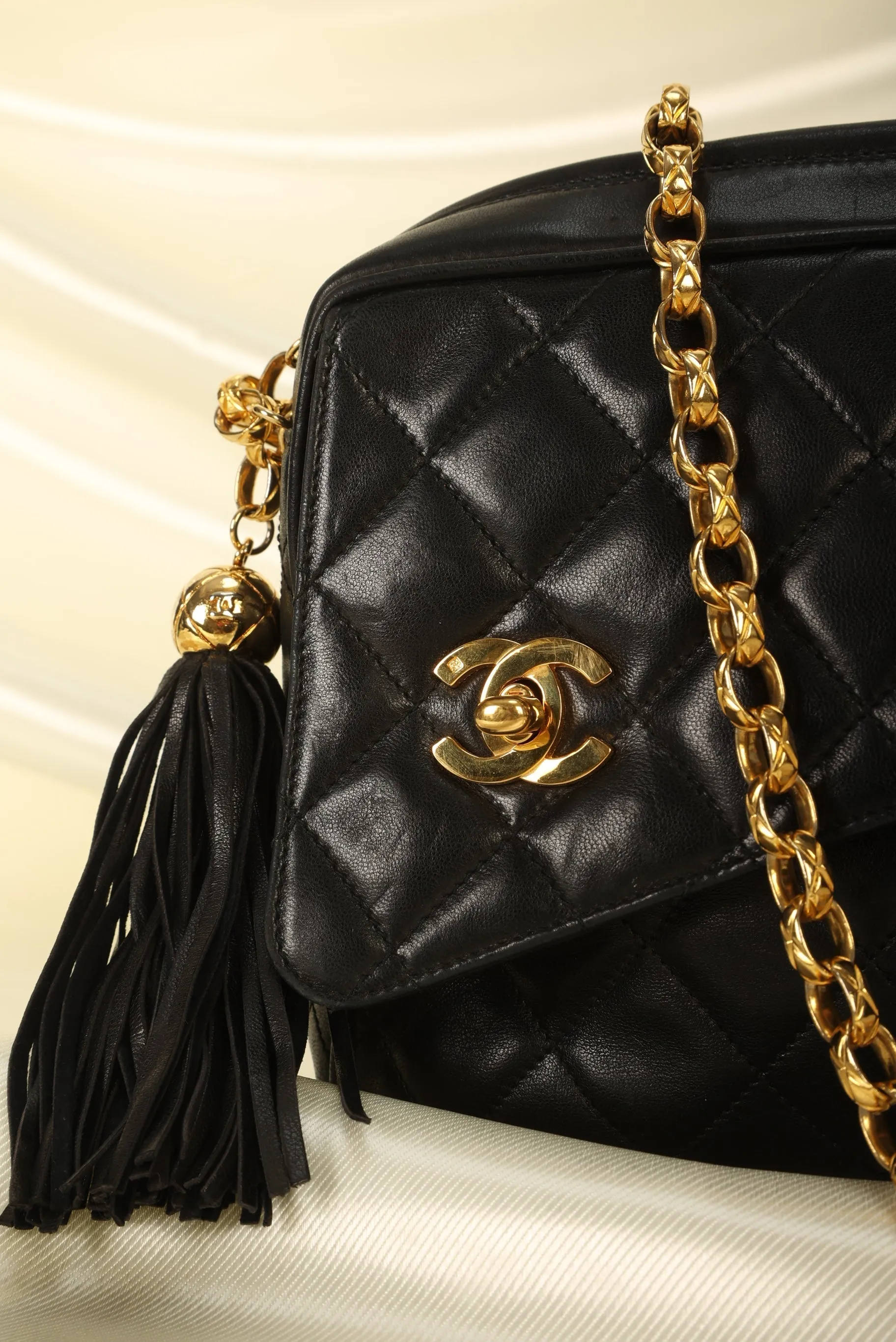 Chanel Lambskin Bijoux Chain Camera Bag