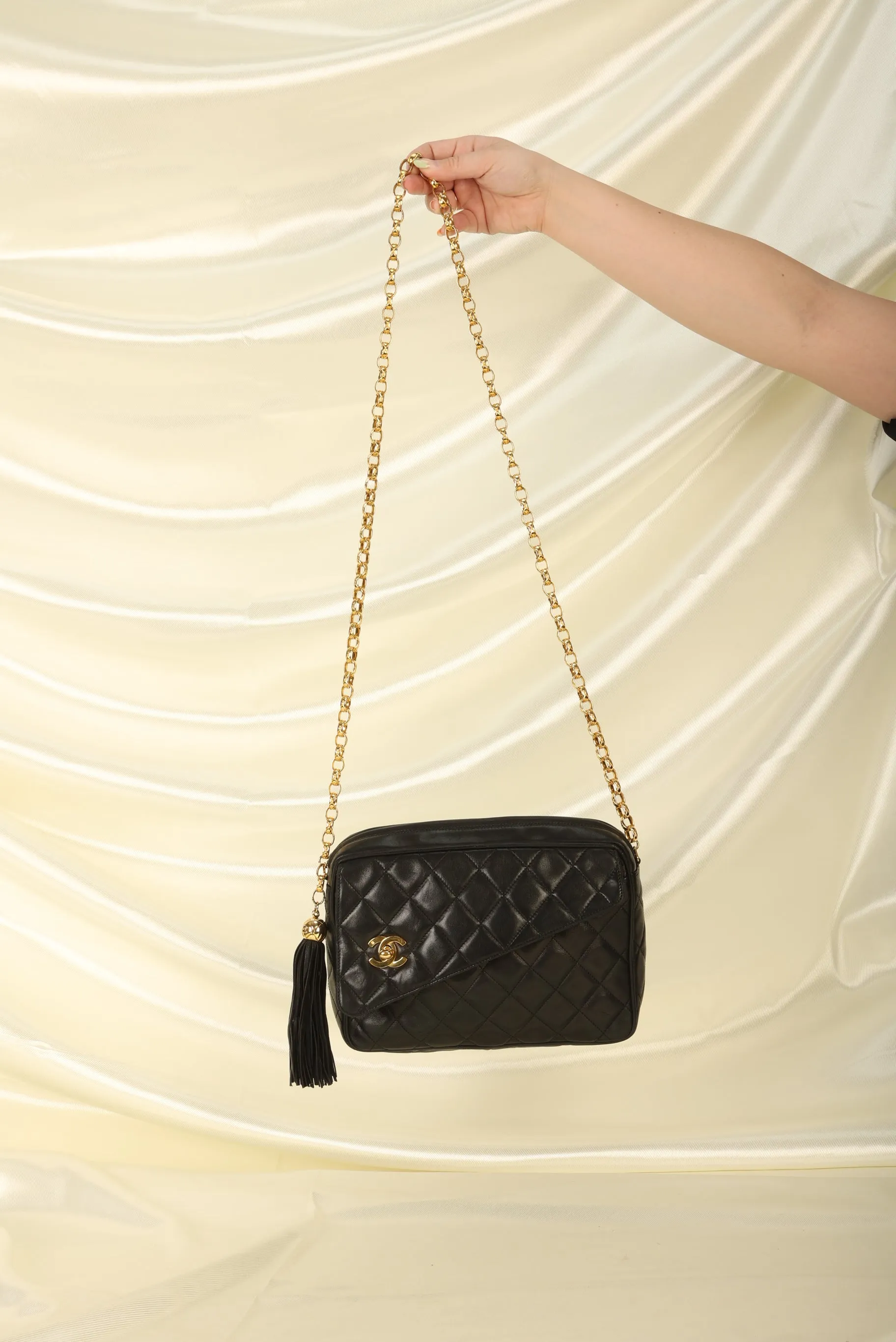 Chanel Lambskin Bijoux Chain Camera Bag
