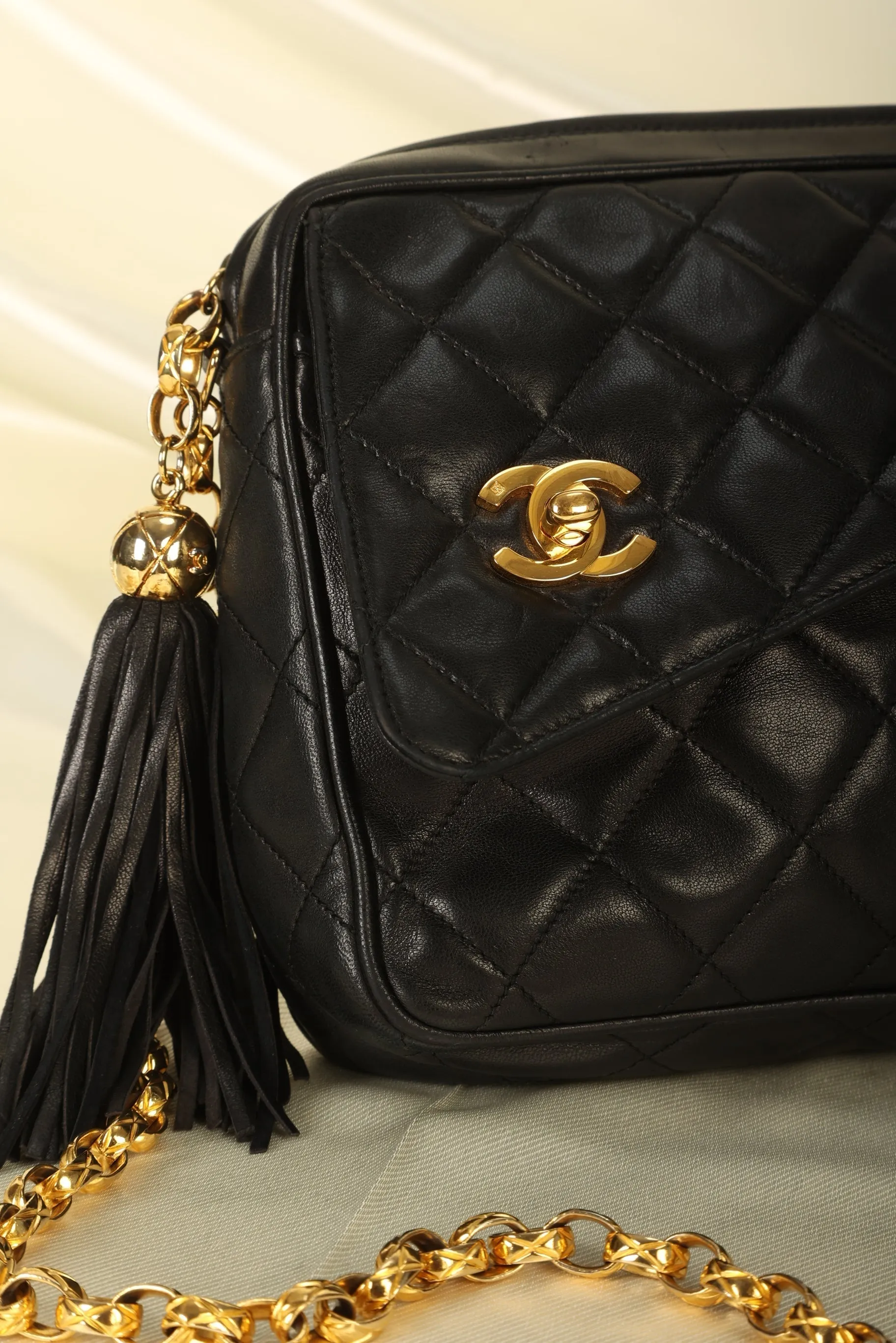 Chanel Lambskin Bijoux Chain Camera Bag