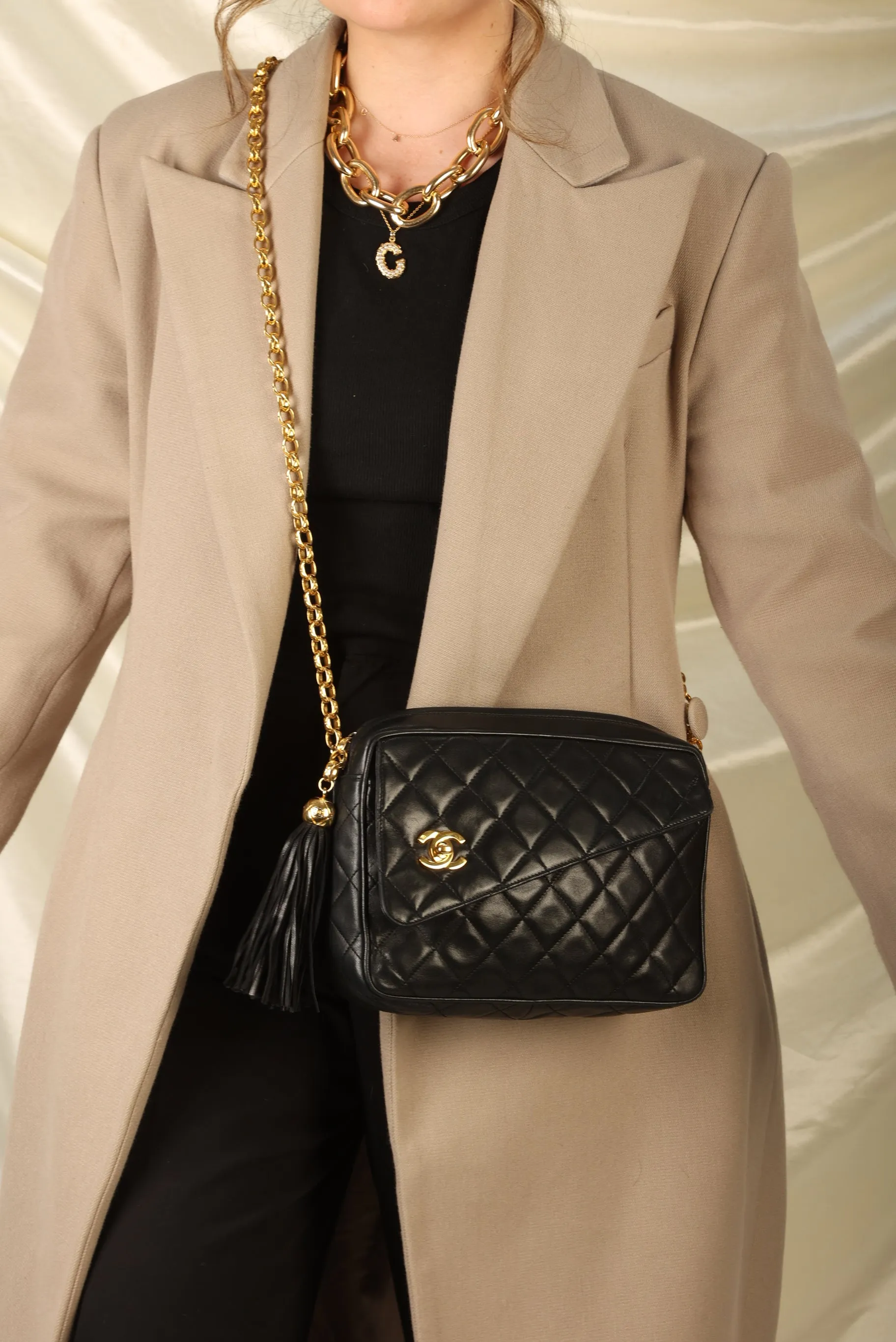 Chanel Lambskin Bijoux Chain Camera Bag
