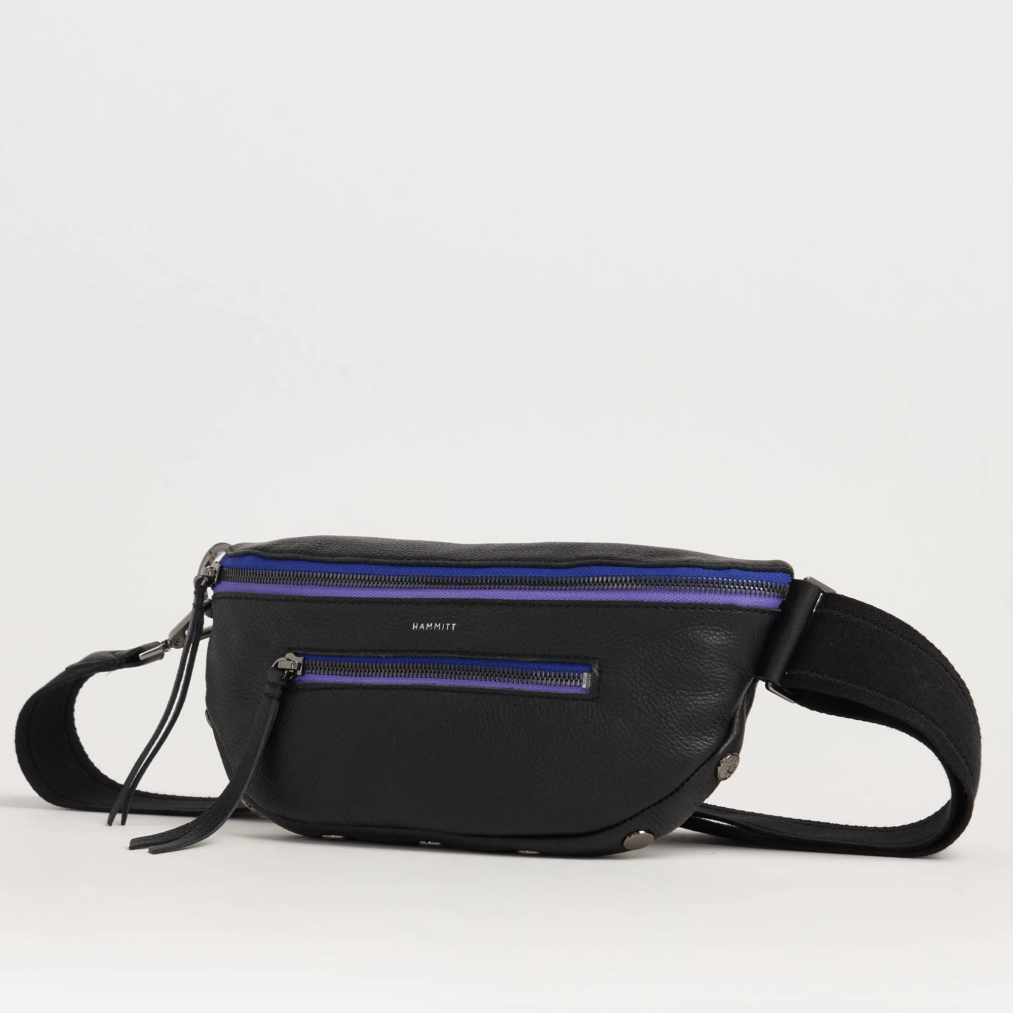 Charles Crossbody | Birthday Brite/Gunmetal-Purple Zip | Med