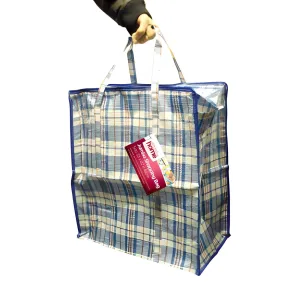 Chequered PVC Jumbo Shopping Bag
