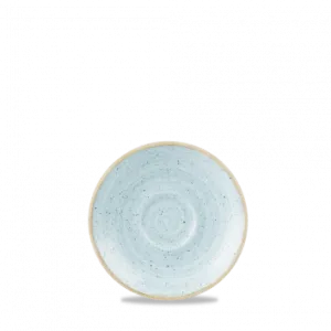 CHURCHILL STONECAST DUCK EGG ESPRESSO SAUCER; SIZE- 11.8cm