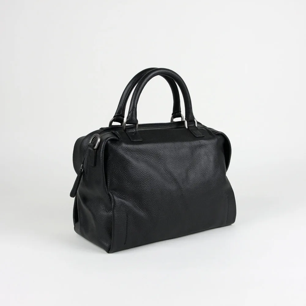 Classic Womens Coffee Work Leather Handbag Purse Leather Coffee Work Shoulder Bag Handbag Purse for Ladies
