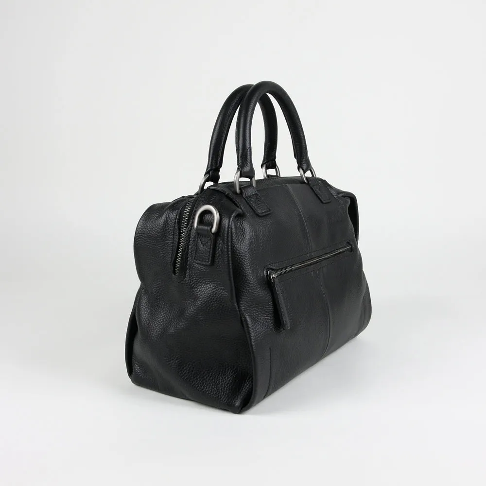 Classic Womens Coffee Work Leather Handbag Purse Leather Coffee Work Shoulder Bag Handbag Purse for Ladies
