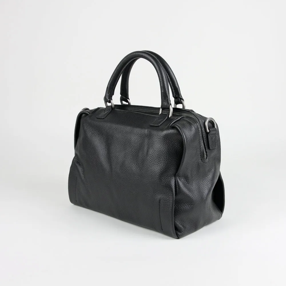Classic Womens Coffee Work Leather Handbag Purse Leather Coffee Work Shoulder Bag Handbag Purse for Ladies