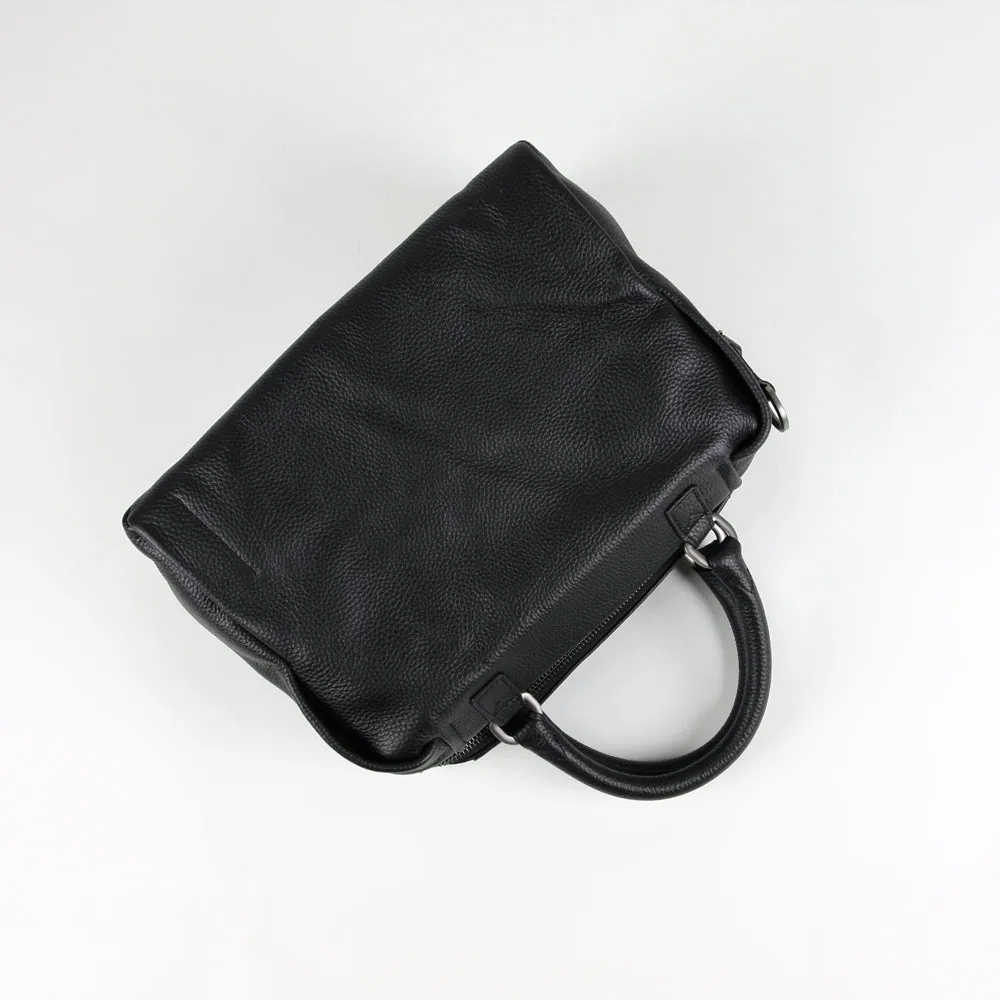 Classic Womens Coffee Work Leather Handbag Purse Leather Coffee Work Shoulder Bag Handbag Purse for Ladies