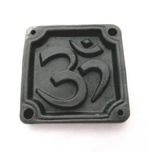 Clay Om Incense Burner