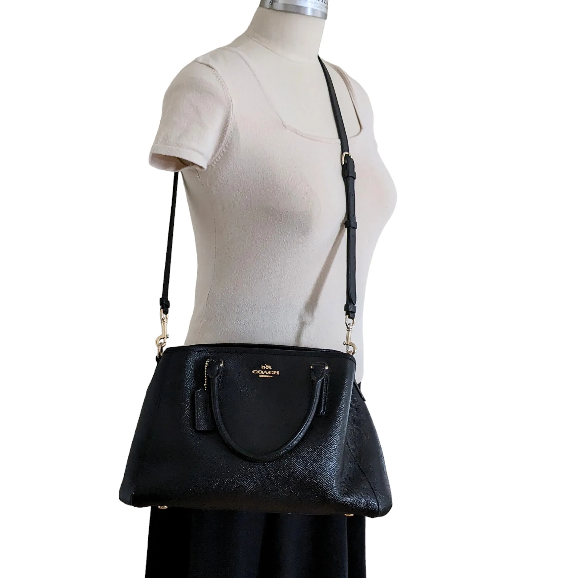 Coach Margot Small Carryall in Black