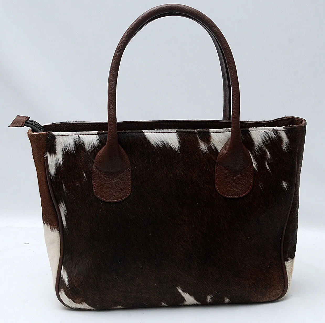 Cowhide Hair Purse Dark Tricolor