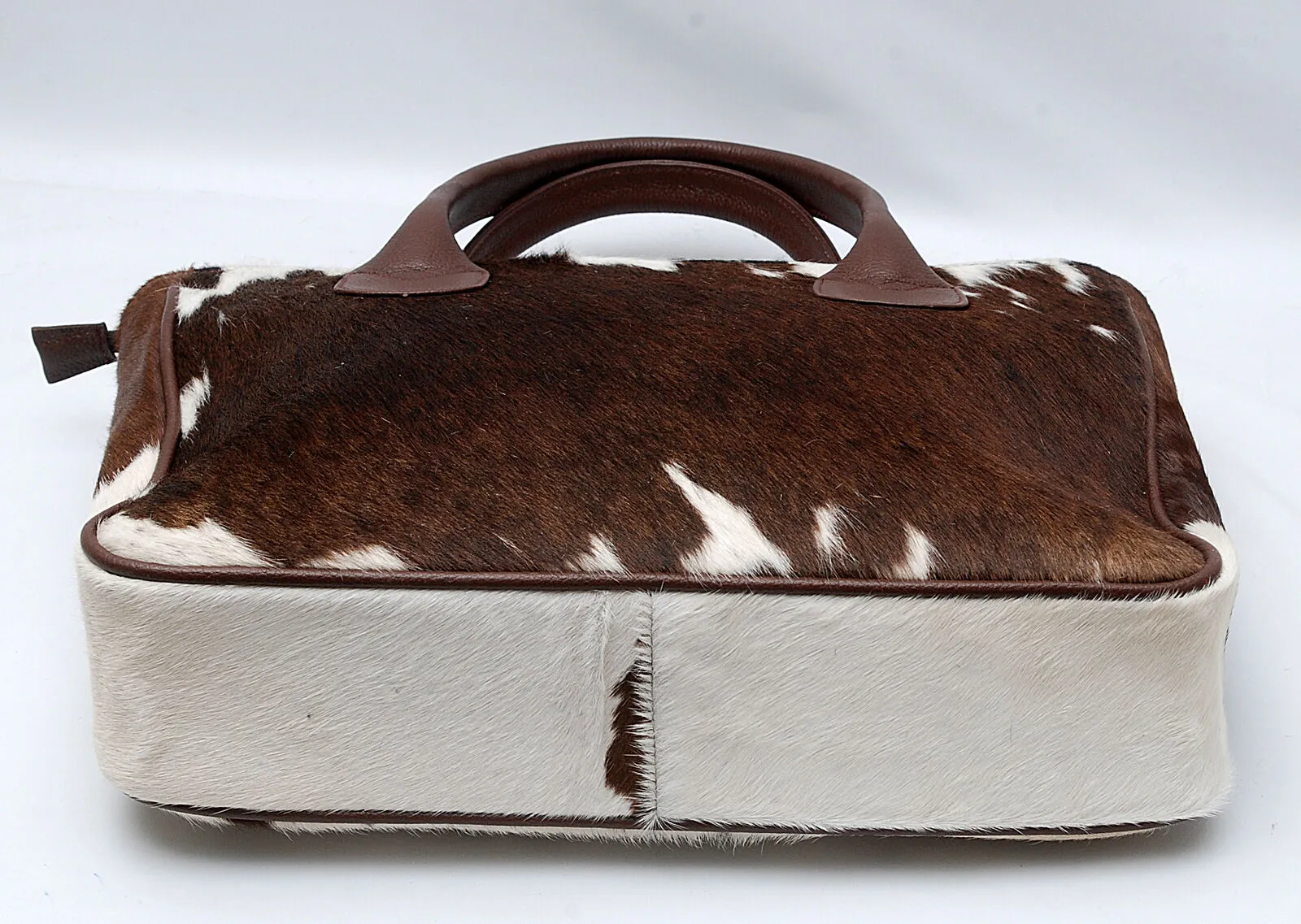Cowhide Hair Purse Dark Tricolor