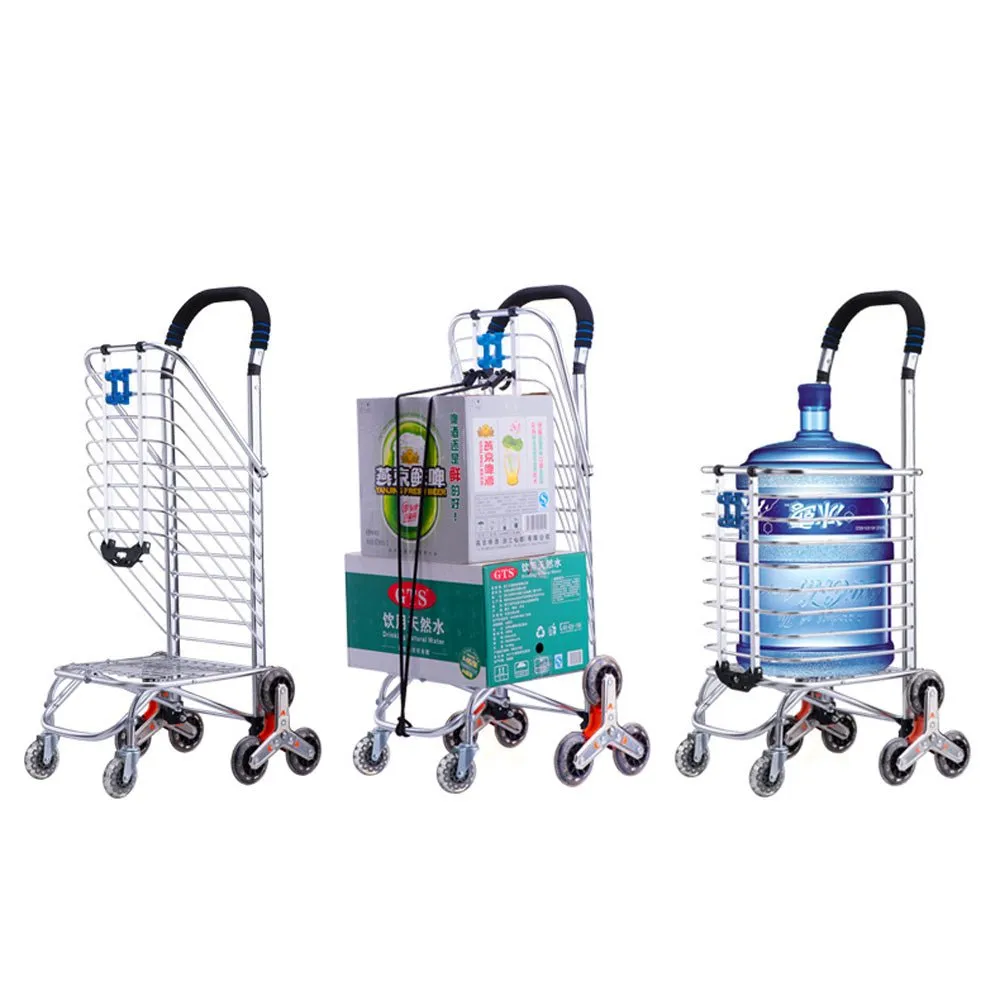 CRONY 8 Wheels Dual Purpose Shopping Cart Wheels Dual Purpose Shopping Cart Lightweight Shopping Trolley Bag With Seat