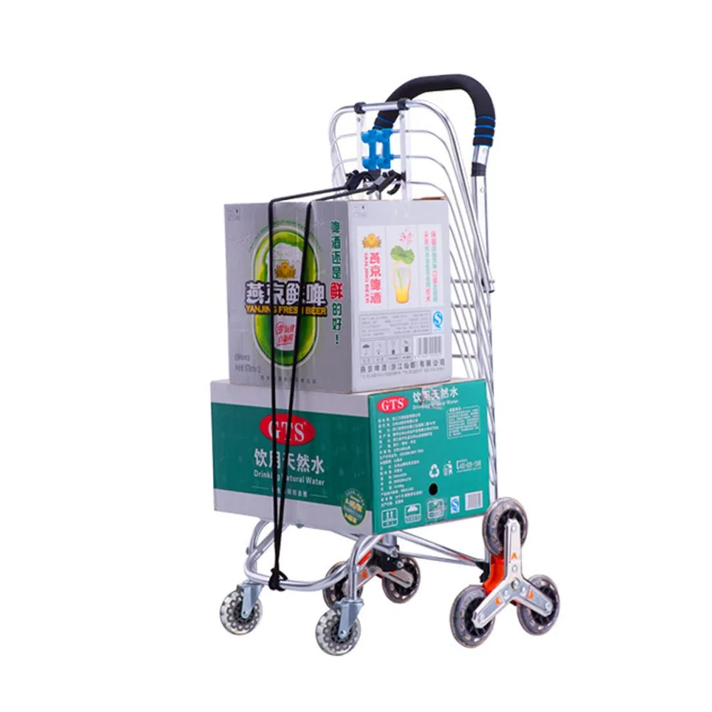CRONY 8 Wheels Dual Purpose Shopping Cart Wheels Dual Purpose Shopping Cart Lightweight Shopping Trolley Bag With Seat