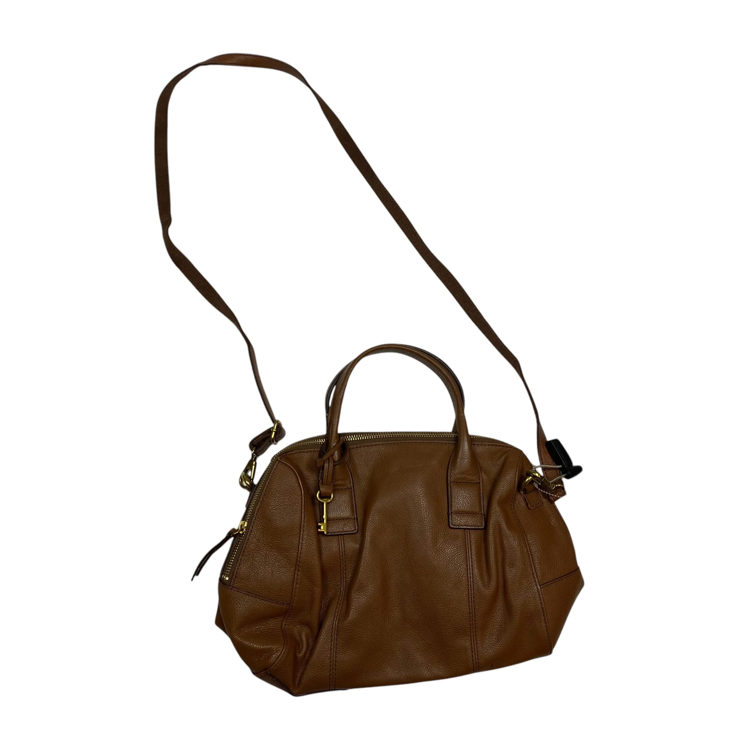 Crossbody Leather By Fossil  Size: Medium