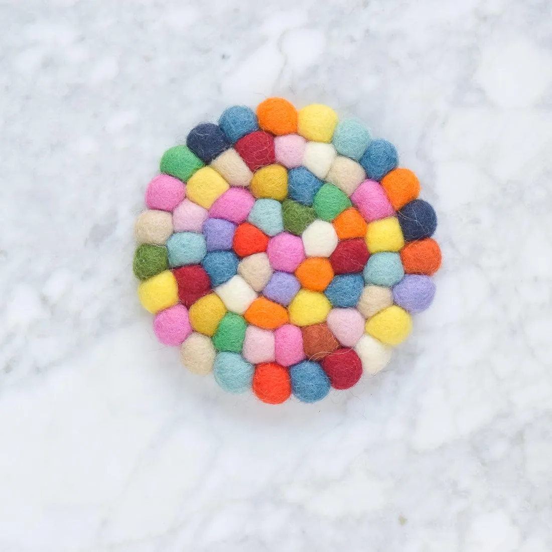 Cup Coasters - Colourful Bundle of 4