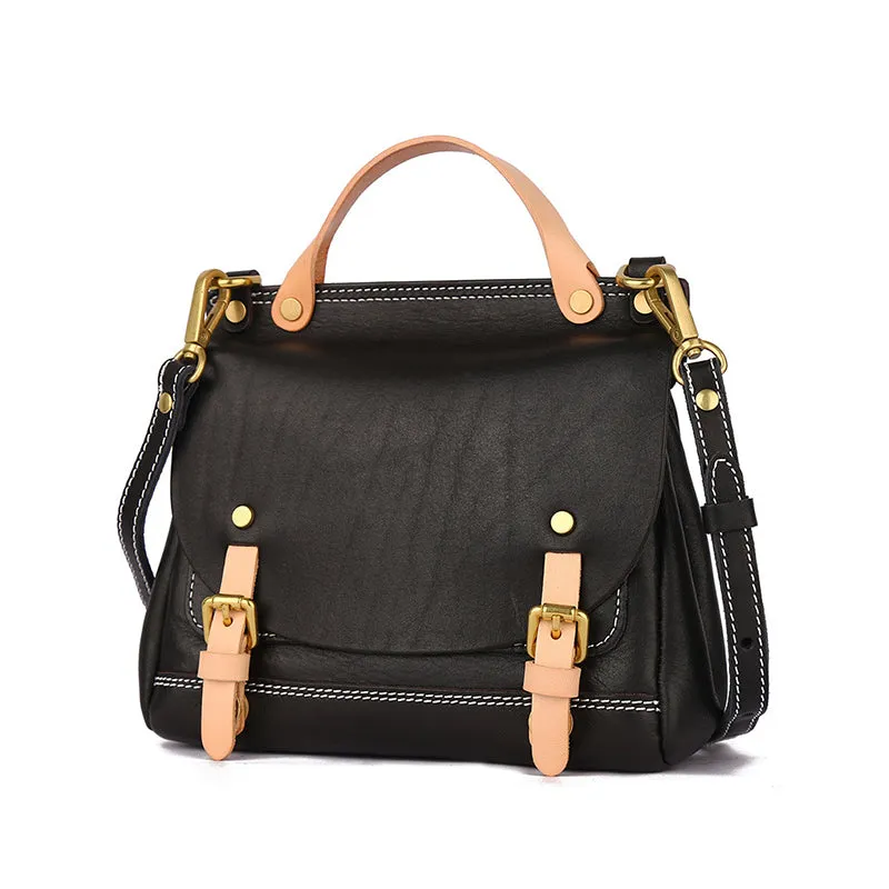 Cute Womens Small Leather Book Bag Shoulder Handbags For Women