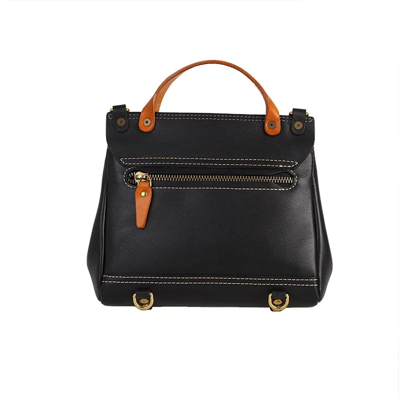 Cute Womens Small Leather Book Bag Shoulder Handbags For Women