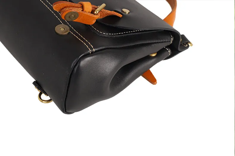 Cute Womens Small Leather Book Bag Shoulder Handbags For Women