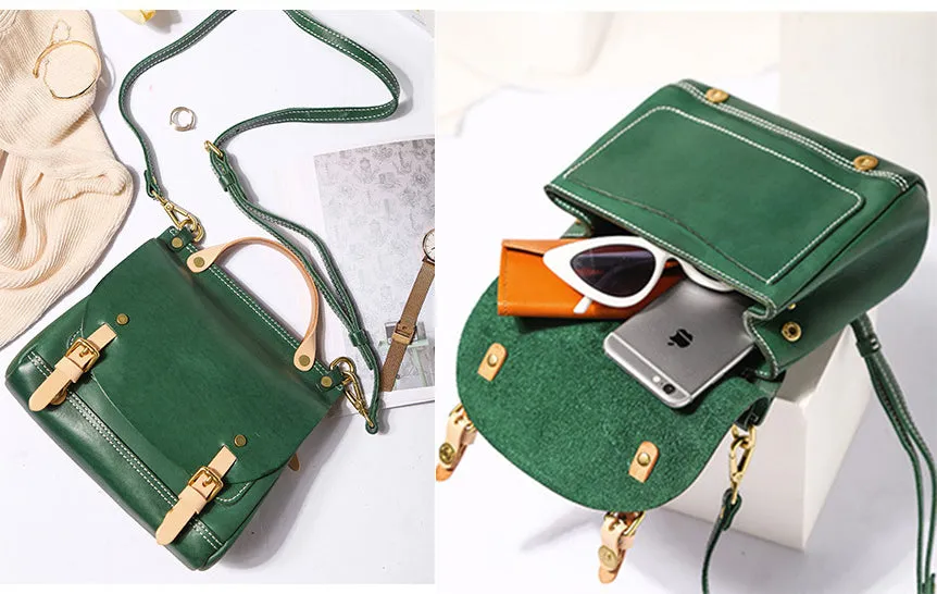 Cute Womens Small Leather Book Bag Shoulder Handbags For Women