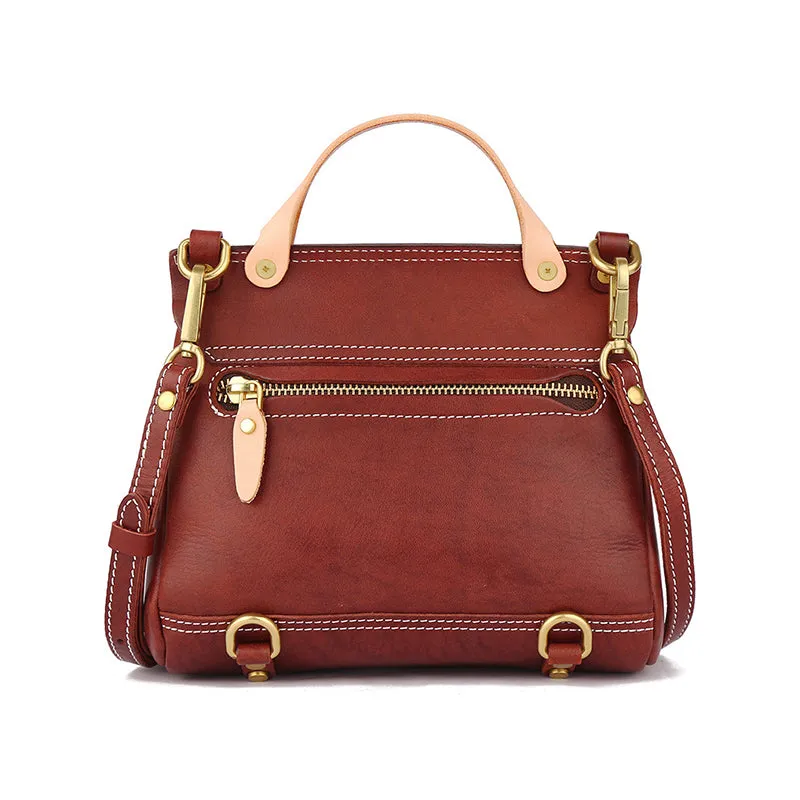 Cute Womens Small Leather Book Bag Shoulder Handbags For Women