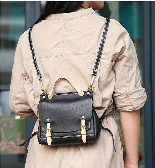Cute Womens Small Leather Book Bag Shoulder Handbags For Women