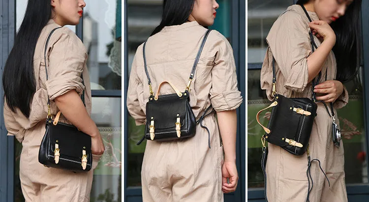 Cute Womens Small Leather Book Bag Shoulder Handbags For Women