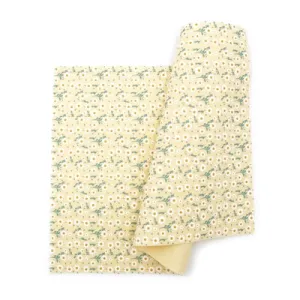 Daisy Field in Sesame Yellow Felt