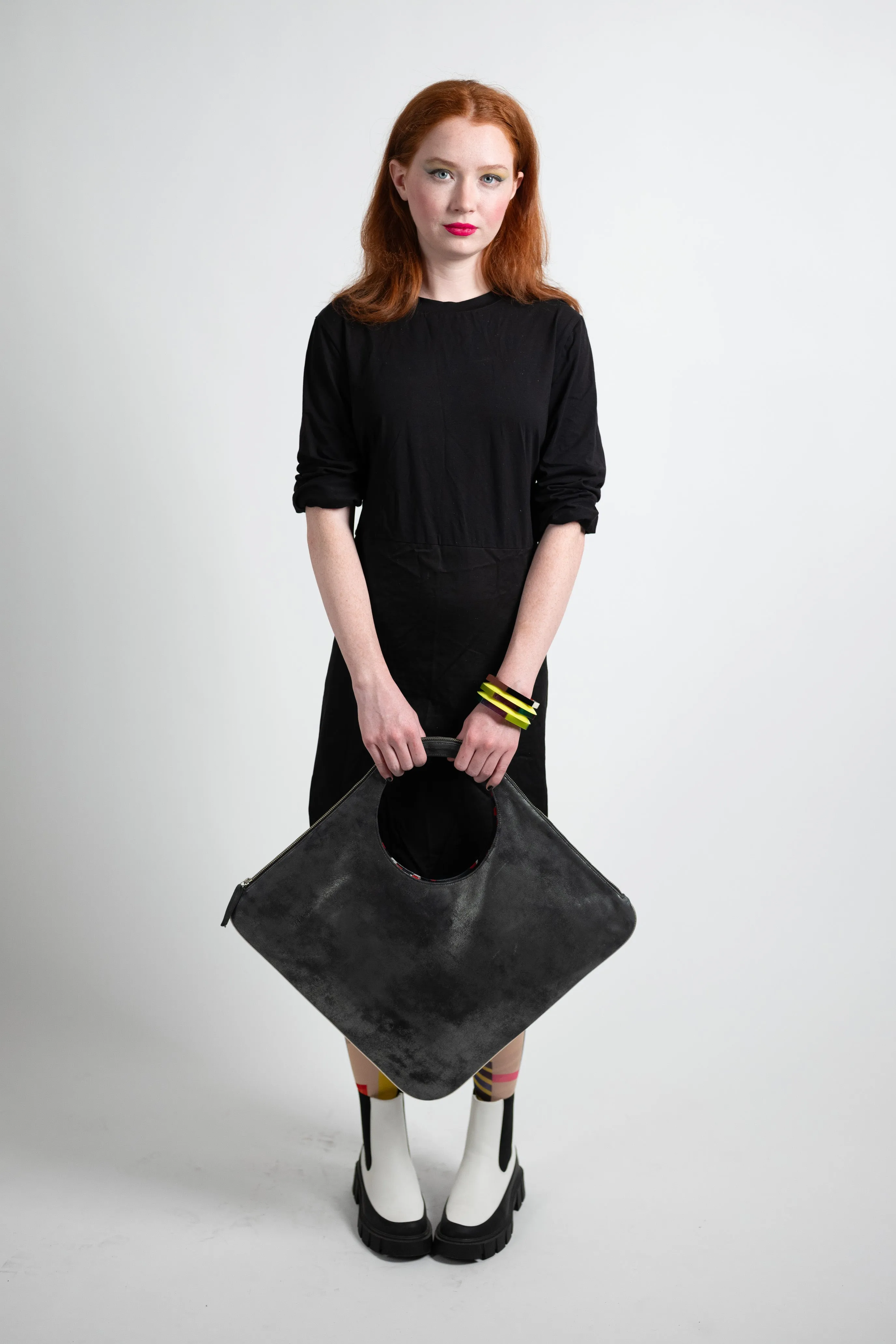Diamond Shoulder Bag in Mashroom Shiny Taupe  LIMITED EDITION