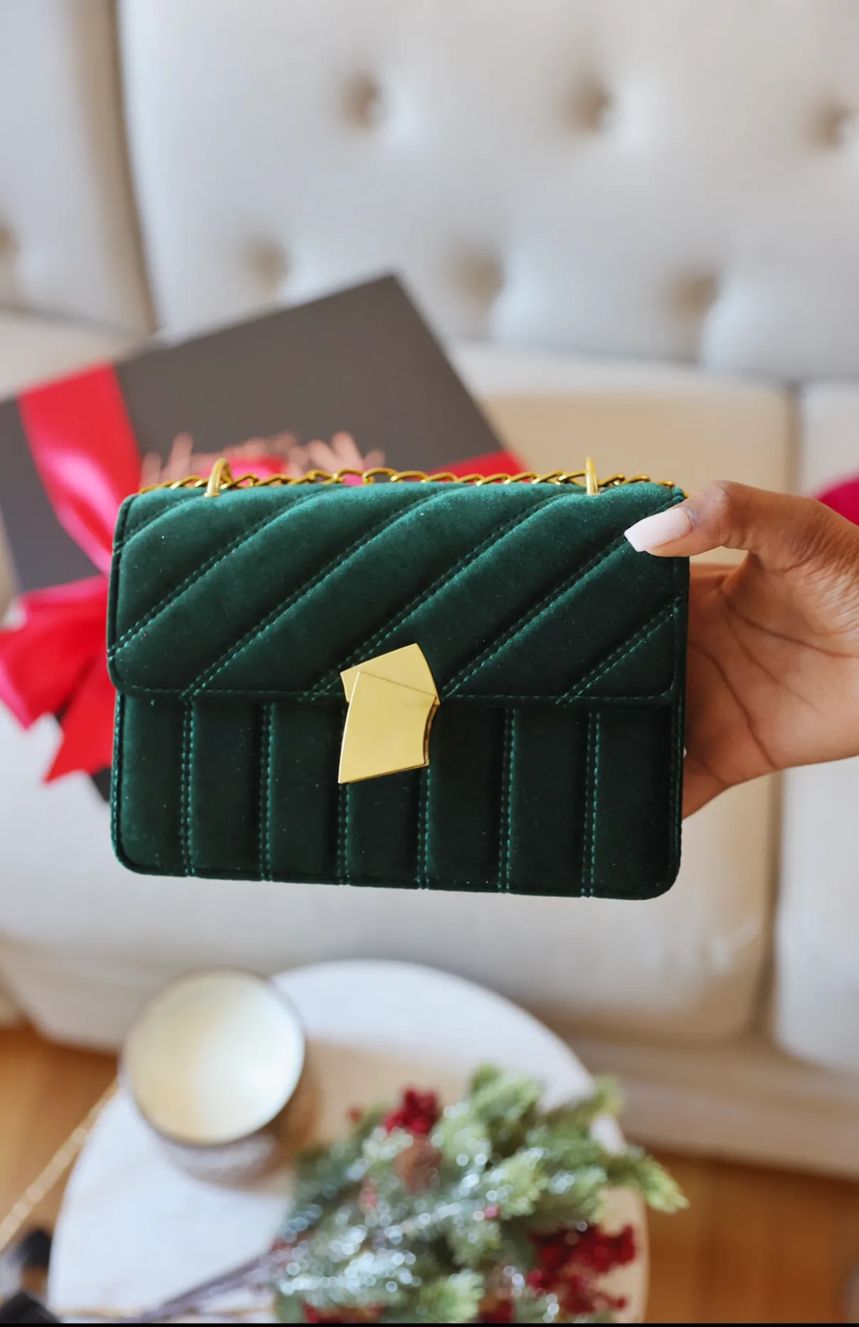 DORONA Handbag - Emerald Green