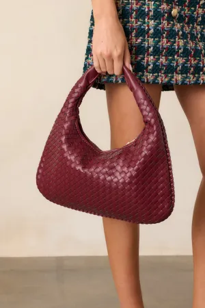 Dream Of The Fleet Wine Woven Handbag