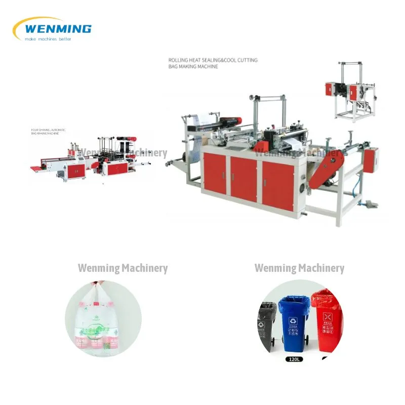 Eco-friendly Plastic Bag Making Machine Non Woven Fabric Bag Making Machine