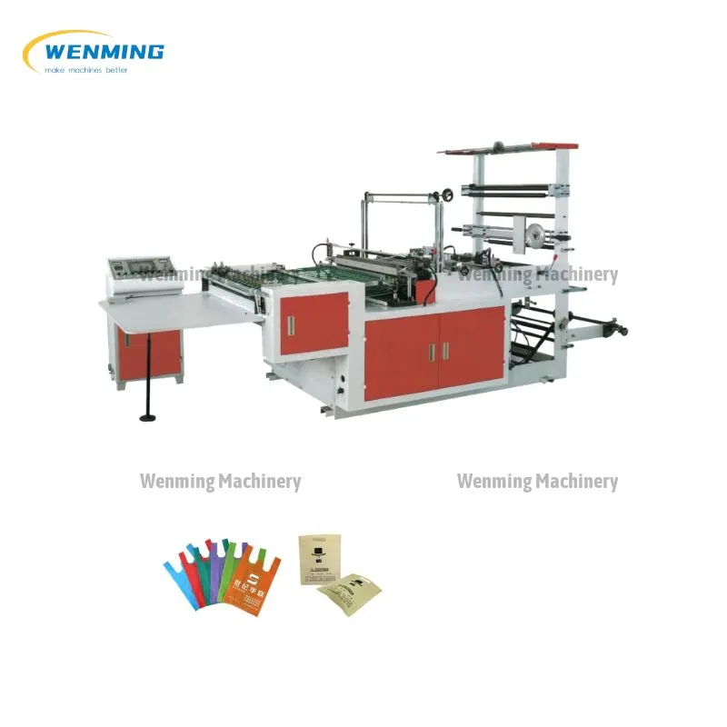 Eco-friendly Plastic Bag Making Machine Non Woven Fabric Bag Making Machine