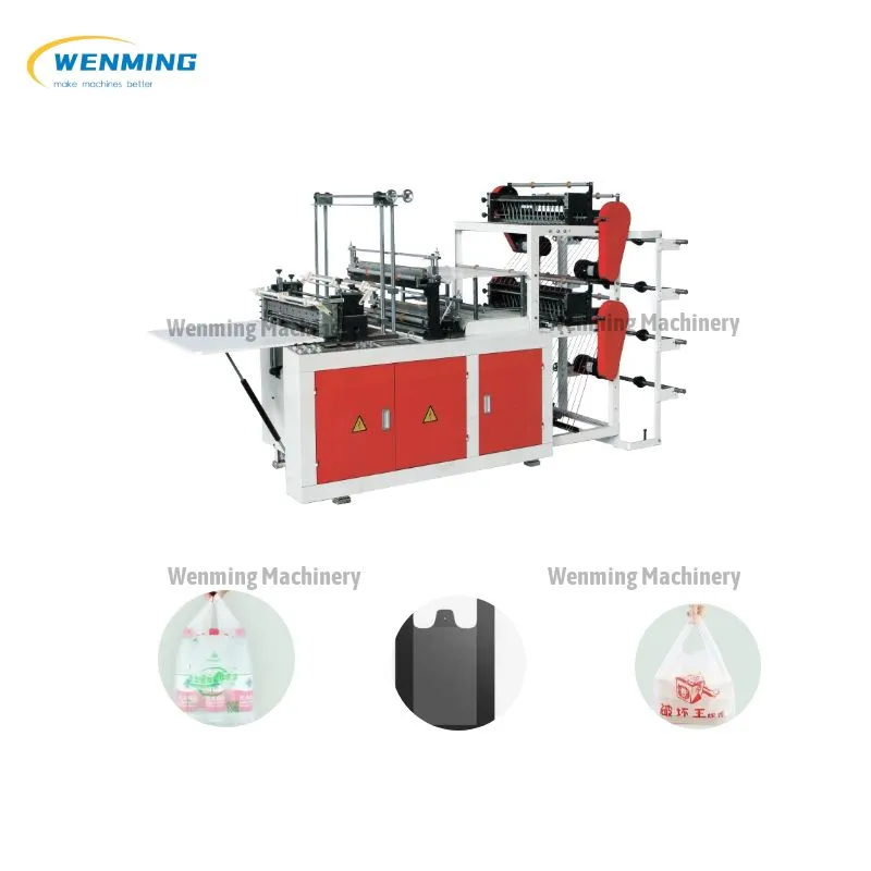 Eco-friendly Plastic Bag Making Machine Non Woven Fabric Bag Making Machine
