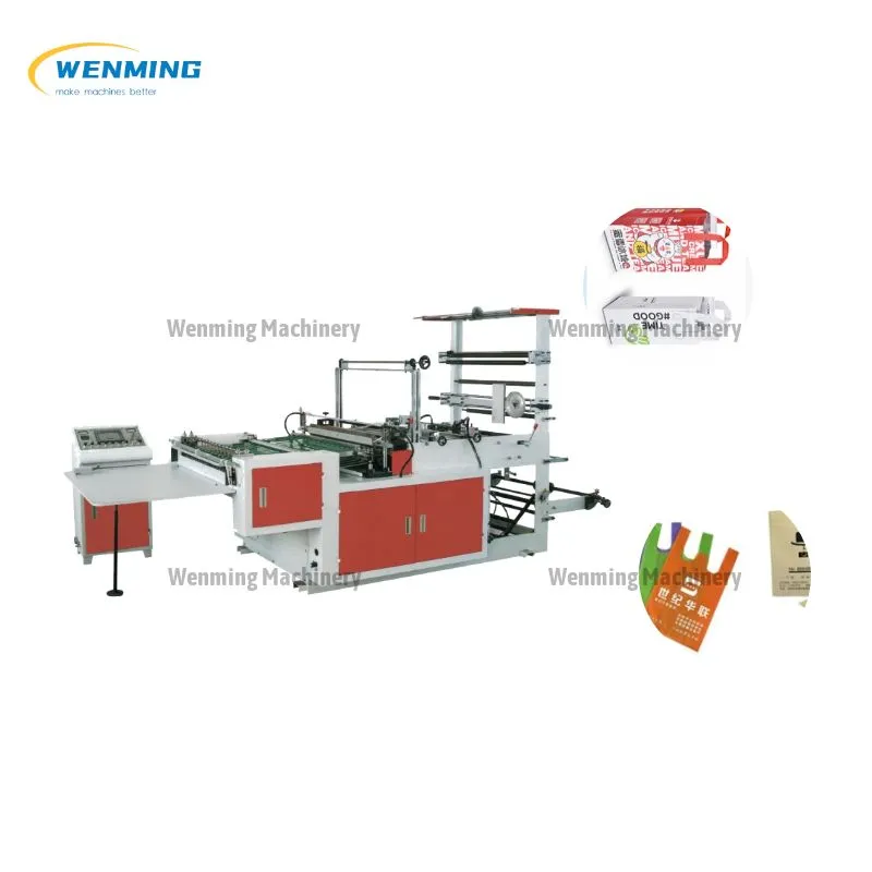 Eco-friendly Plastic Bag Making Machine Non Woven Fabric Bag Making Machine
