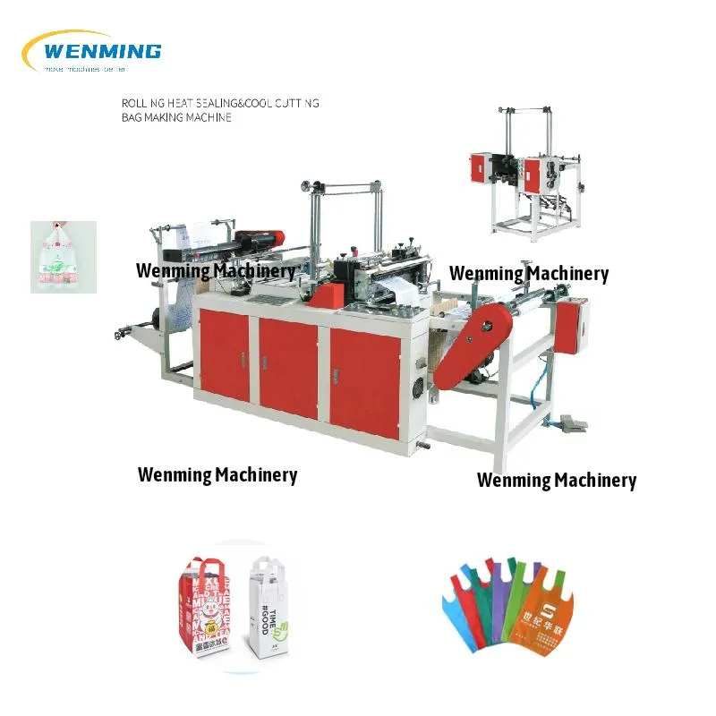 Eco-friendly Plastic Bag Making Machine Non Woven Fabric Bag Making Machine
