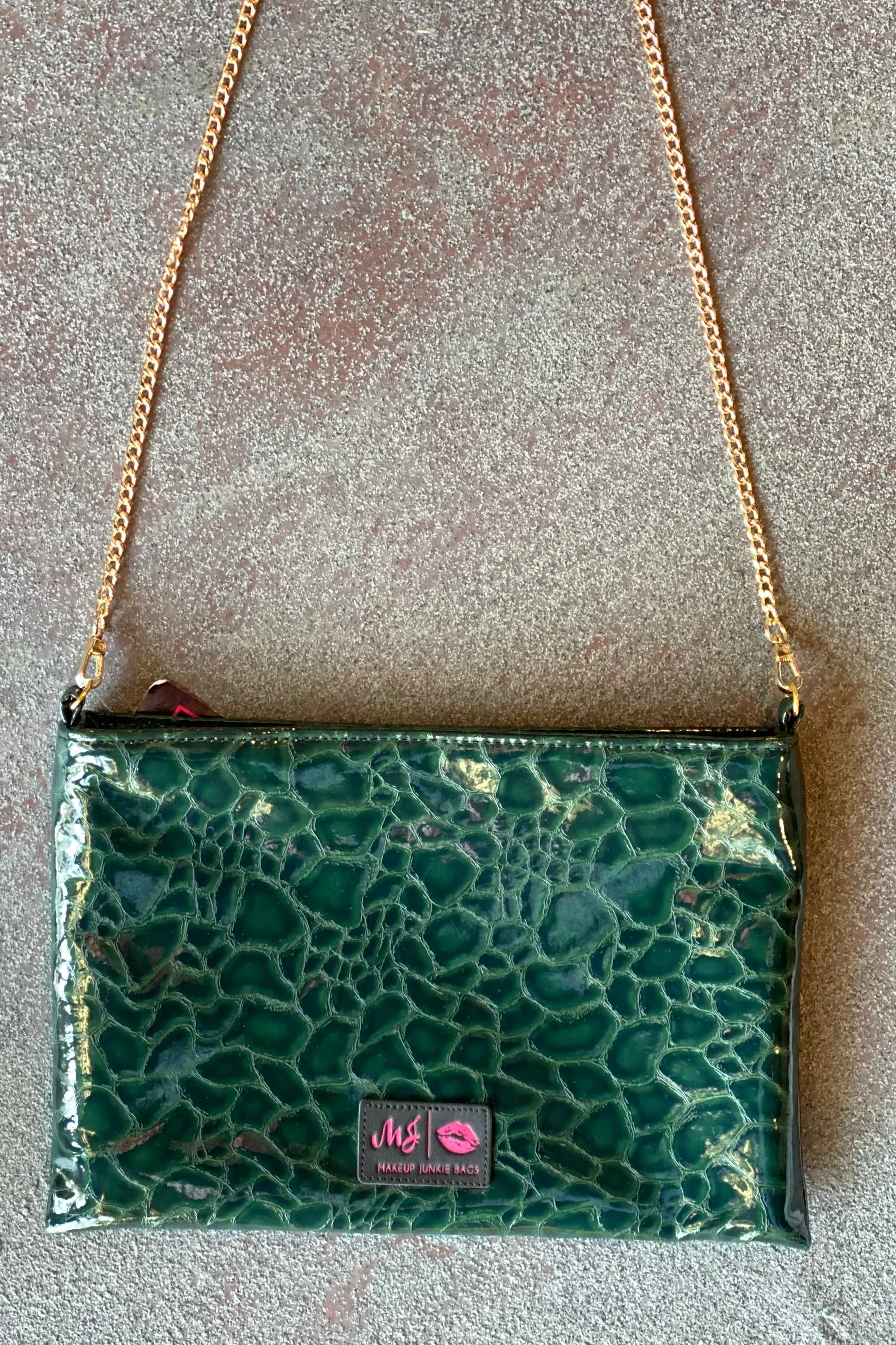 Emerald Gator Crossbody