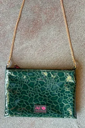 Emerald Gator Crossbody