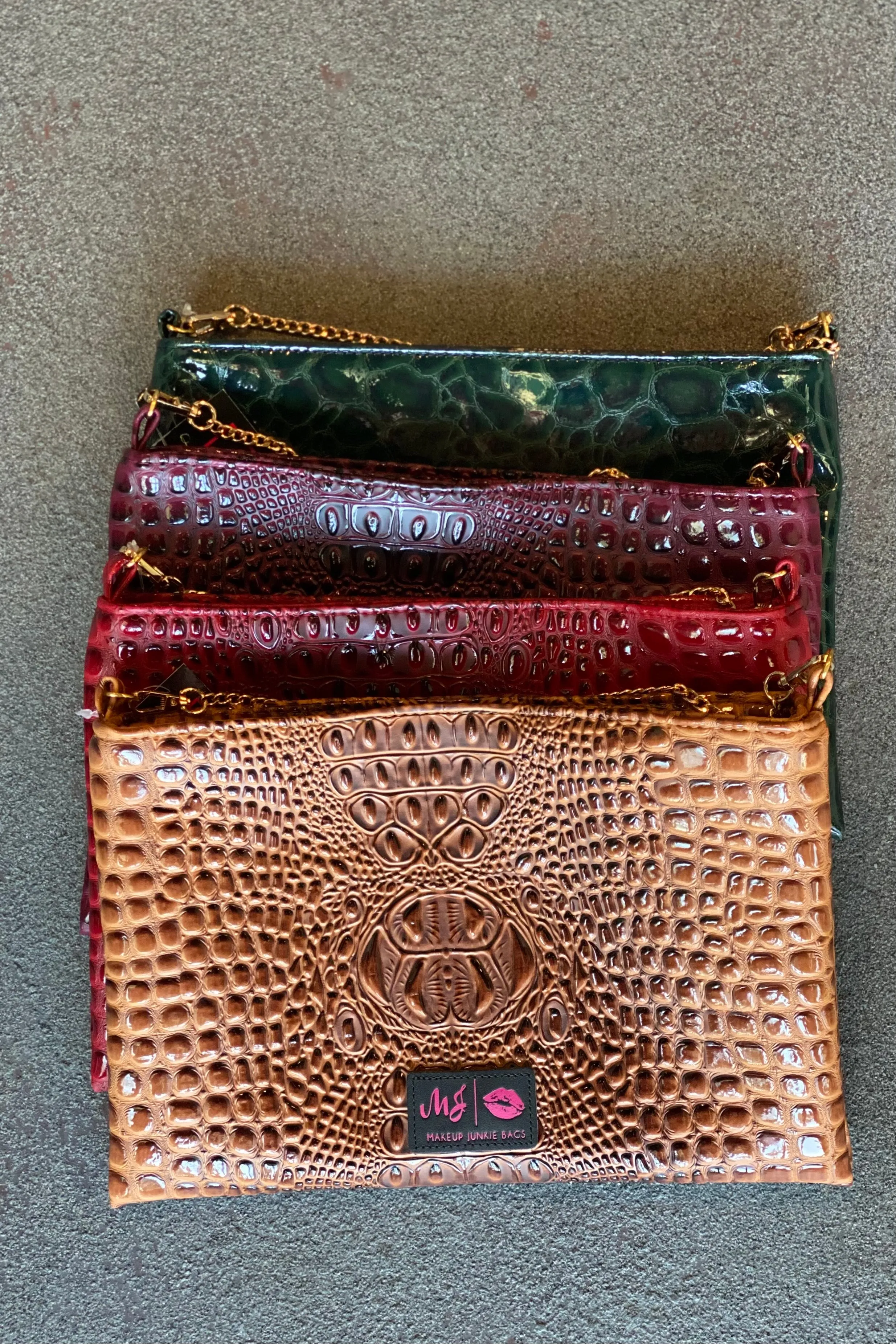 Emerald Gator Crossbody