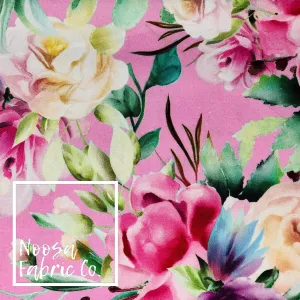 Evelyn ‘Pink’ Digital Print Fabric