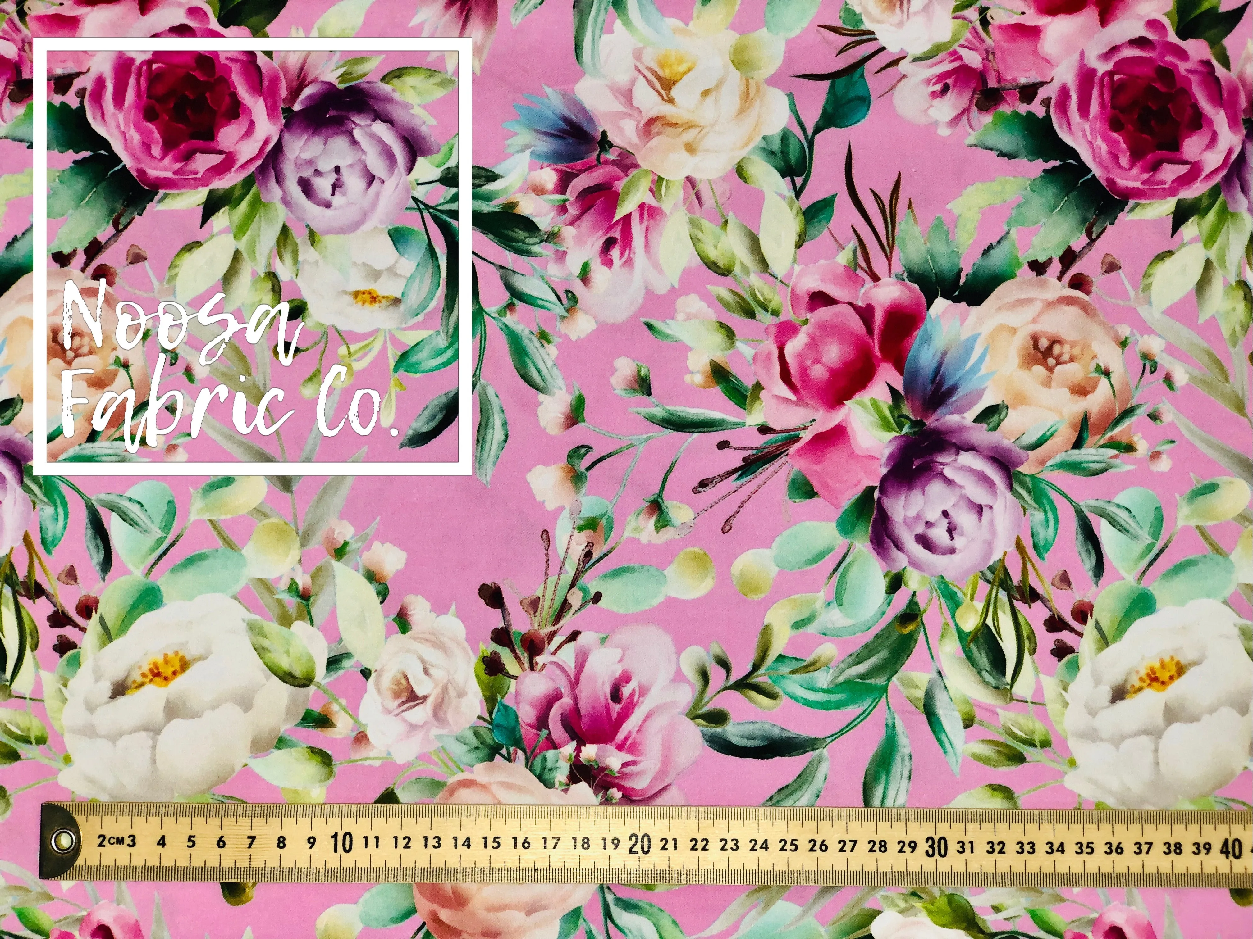Evelyn ‘Pink’ Digital Print Fabric