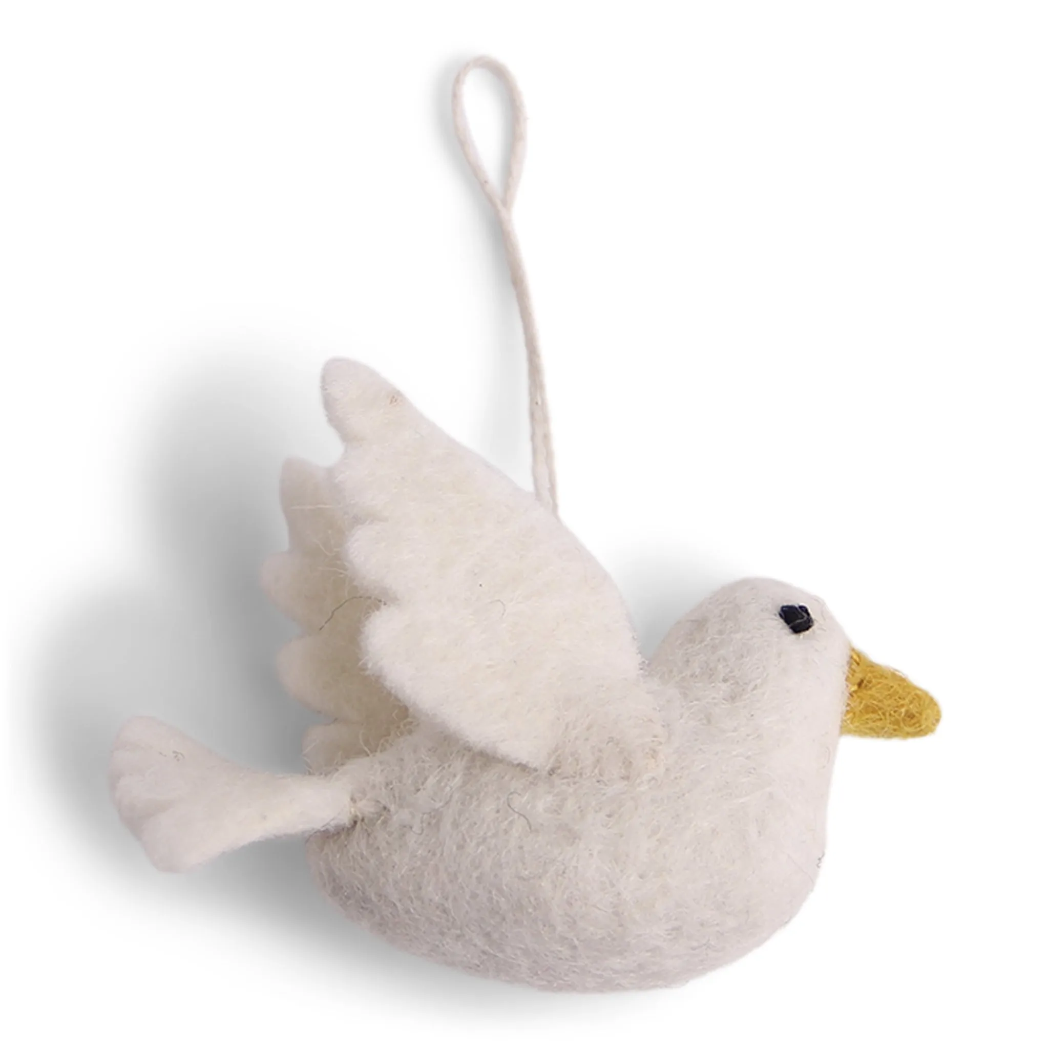 Felt Christmas Decorations - Two Turtle Doves (Pair)