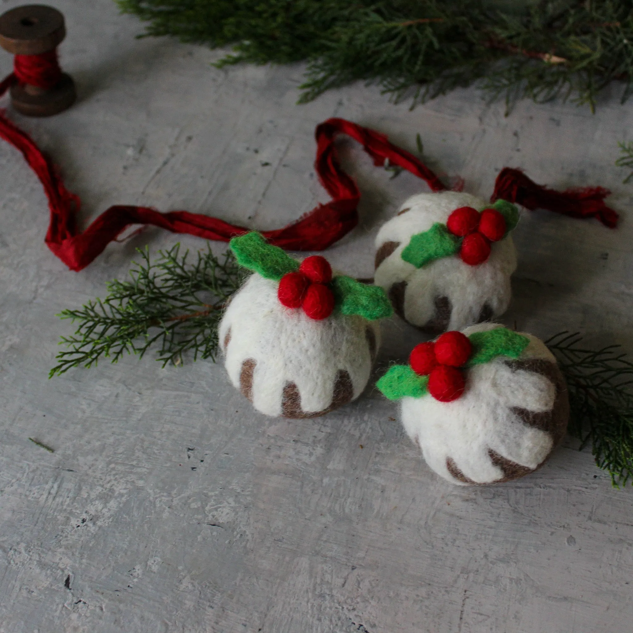 Felt Christmas Pudding
