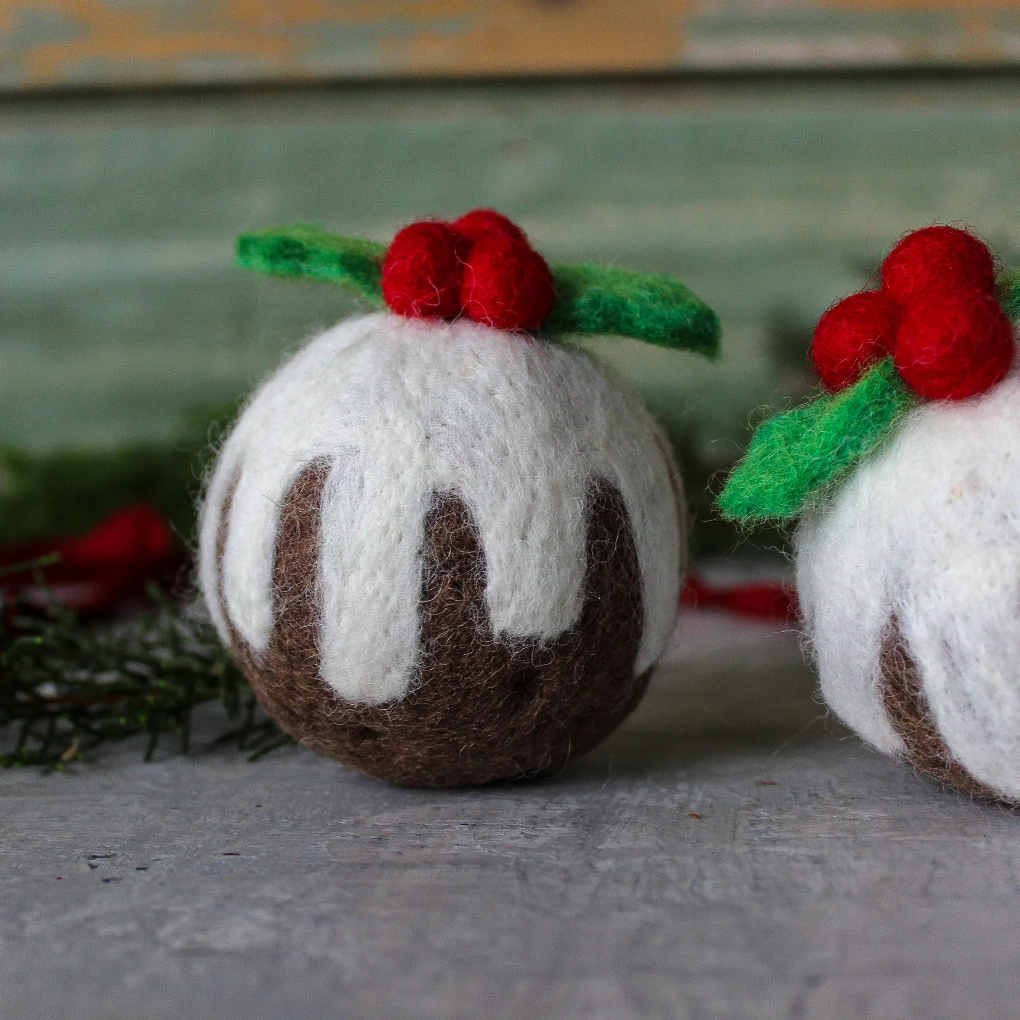 Felt Christmas Pudding