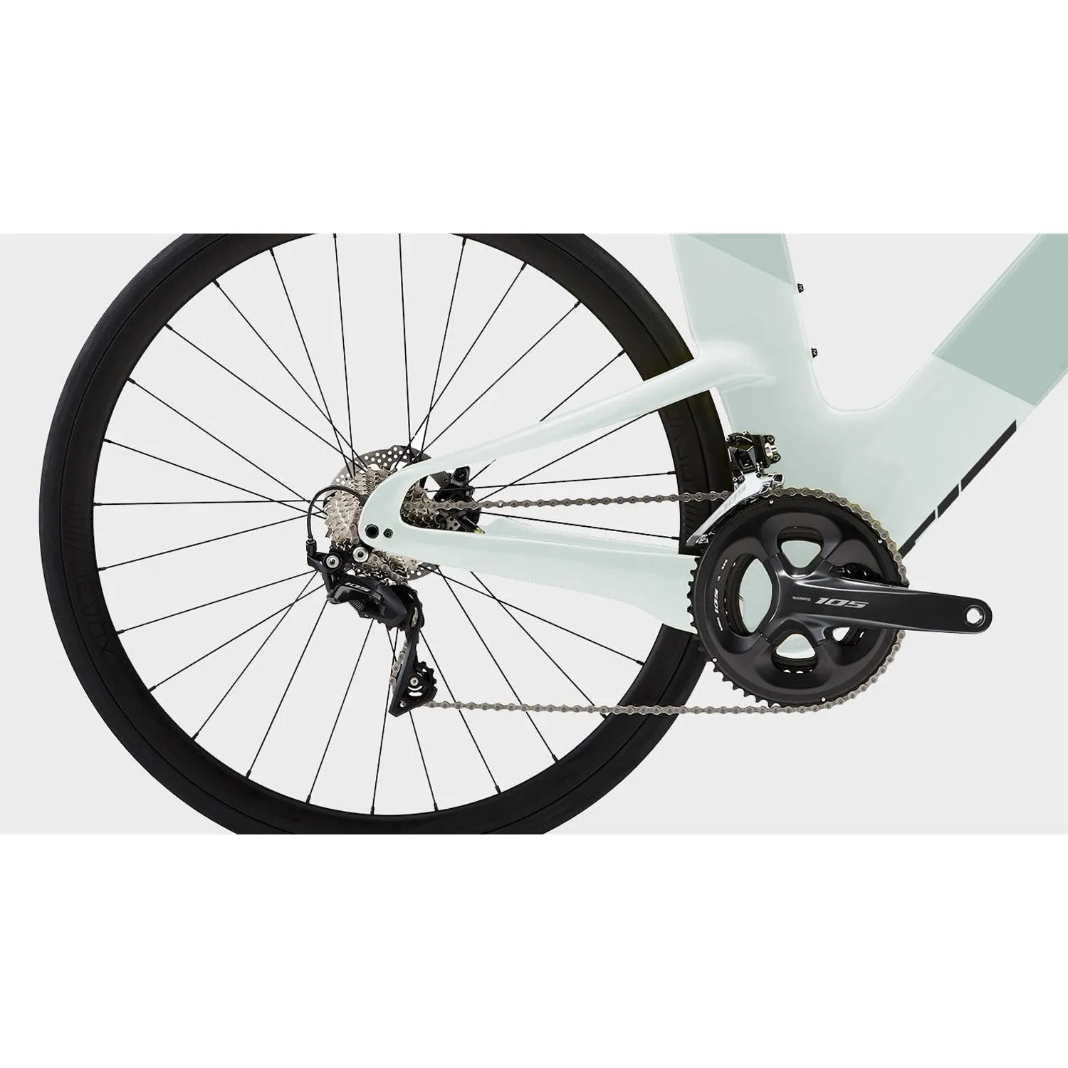 Felt IAX Advanced 105, Time Trail Bike, Sage White