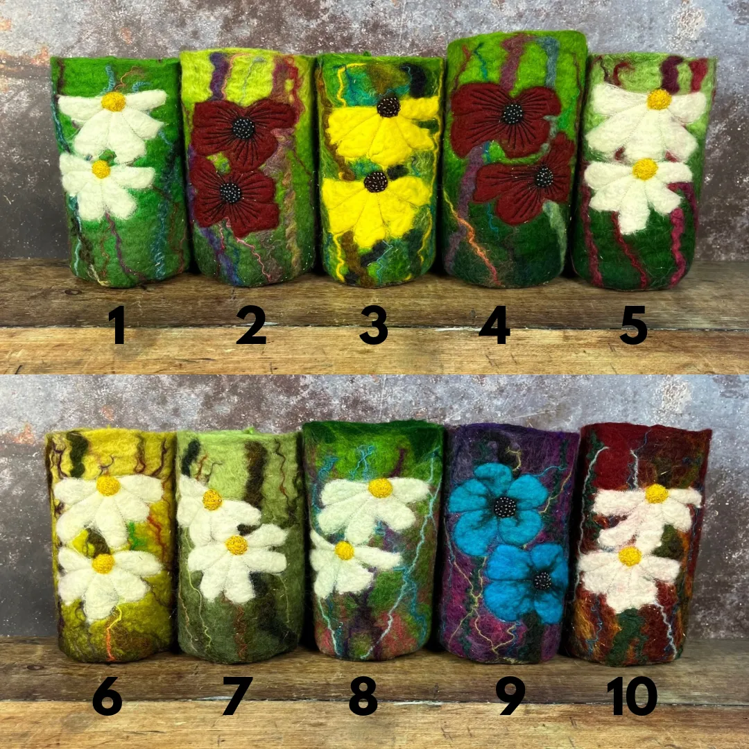 Felt vase - small